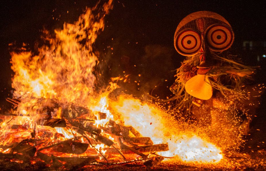 Baining Fire Dance, East New Britain, Papua New Guinea